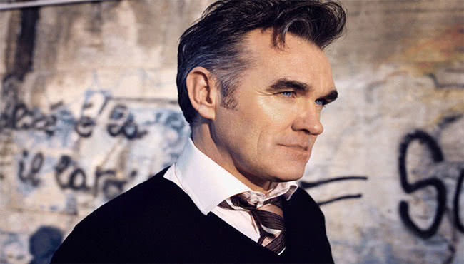 Morrissey in a tie