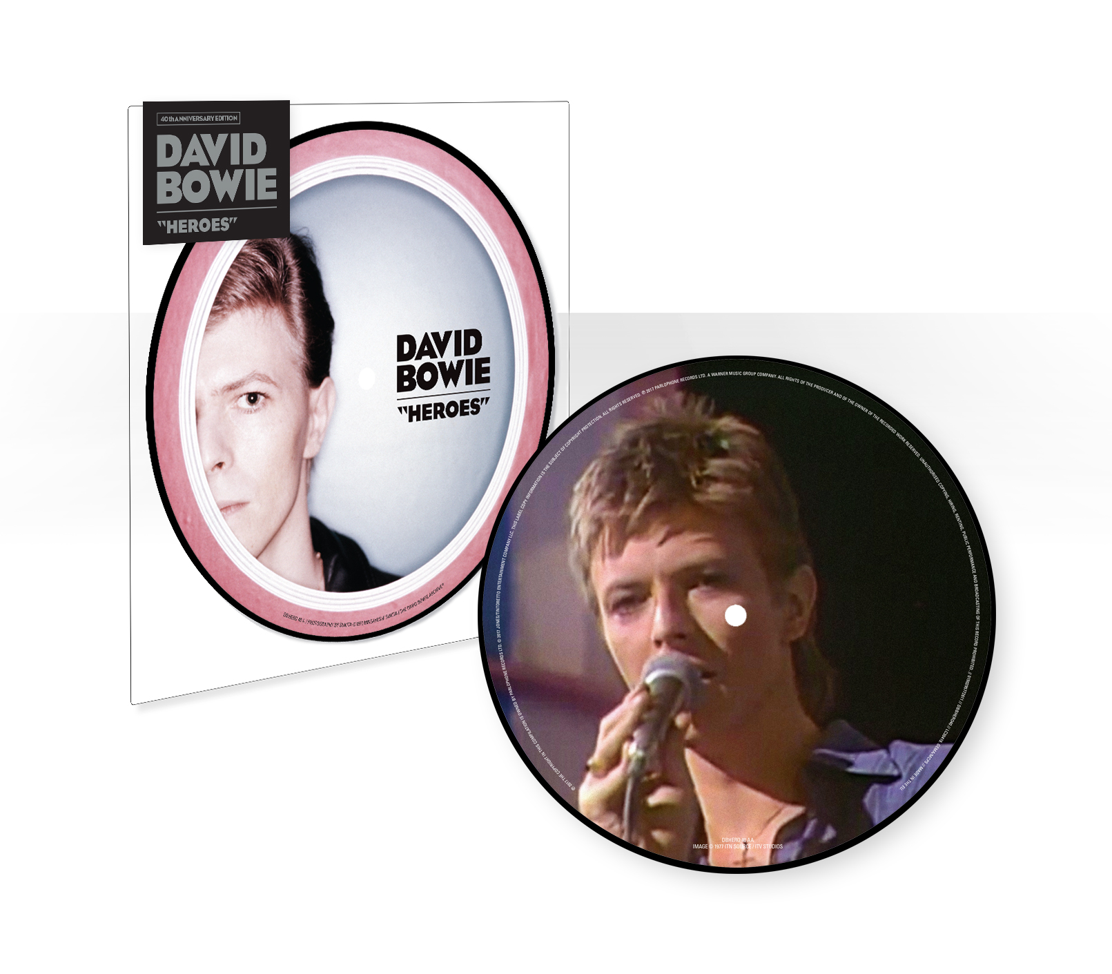 David Bowie's 40th anniversary edition single of 'Heroes'