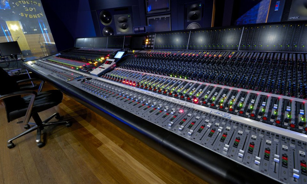Studios 301 mixing desk