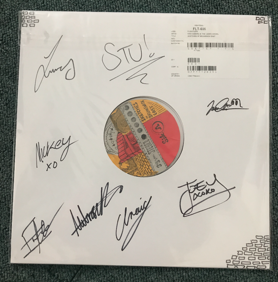 A test pressing of King Gizzard's new record