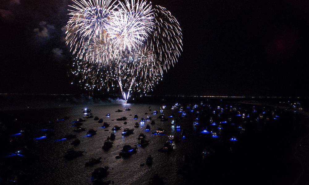 Fireworks over Rottnest Island, WA