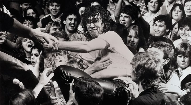 Jimmy Barnes of Cold Chisel performing in Sydney in December, 1983