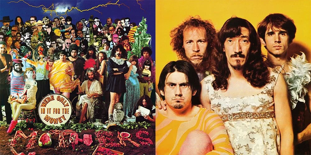 Uncensored and censored versions of The Mothers Of Invention's 'We're Only In it For The Money'