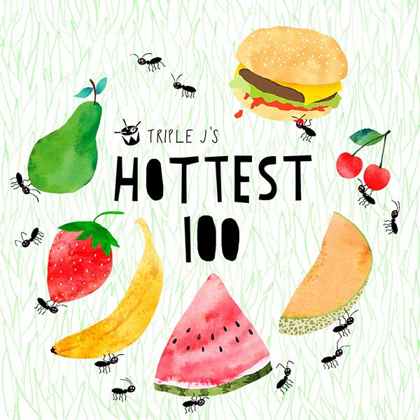 Image of the CD artwork for triple j's Hottest 100 of 2016