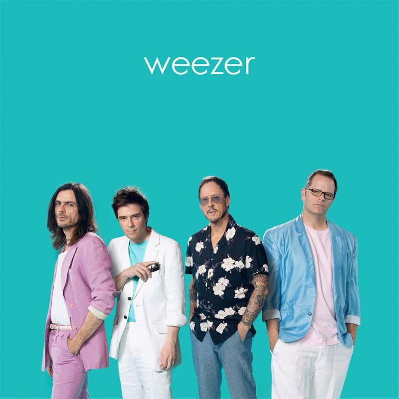 Front cover of Weezer's 'The Teal Album'