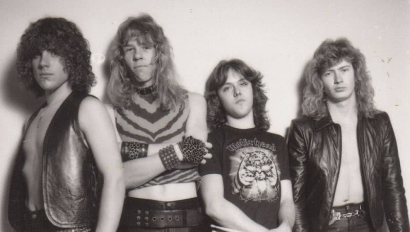 The original lineup of thrash-metal icons Metallica