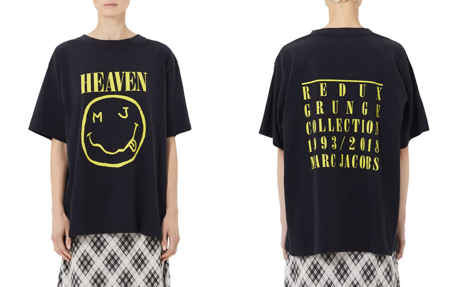 Fashion Label Marc Jacobs Denies Ripping Off Iconic Nirvana Logo