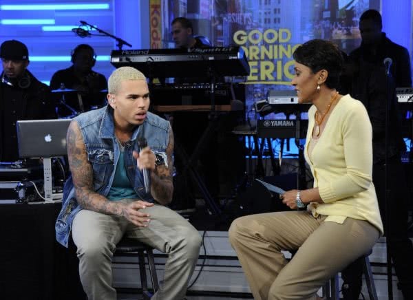 Chris Brown interview TV
