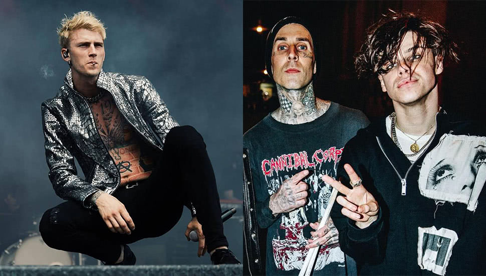 Travis Barker, Yungblud and Machine Gun Kelly have released a