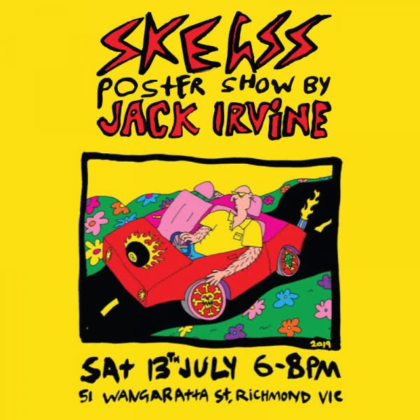 Jack Irvine will be hosting a free art show in Melbourne this weekend
