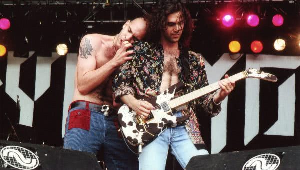 Ahmet and Dweezil Zappa at Dynamo Open Air Festival - May 1993