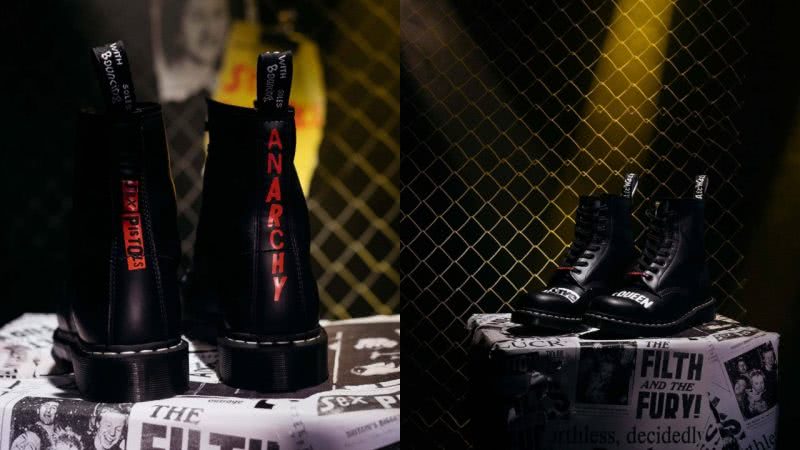 Dr Martens tribute to the Sex Pistols
