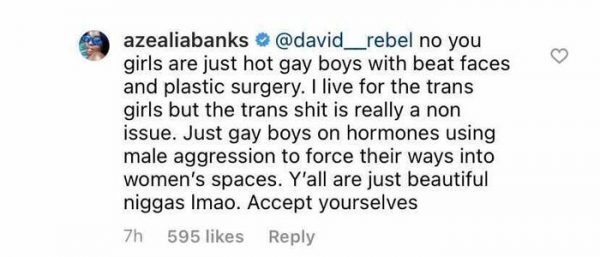 Azealia Banks comment number 2