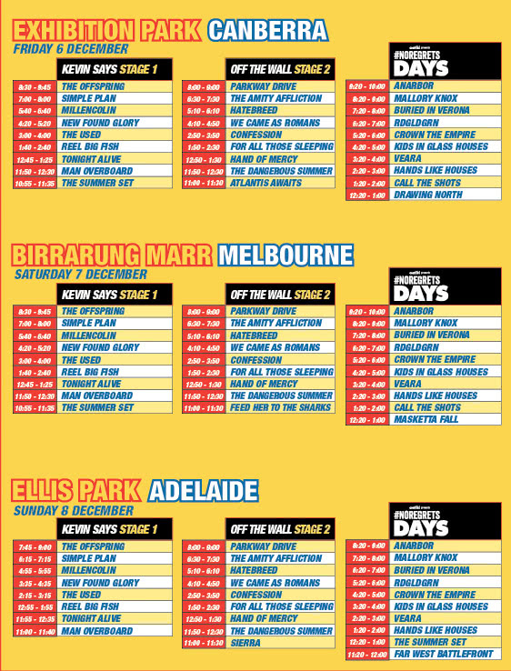 warped tour 2013 lineup